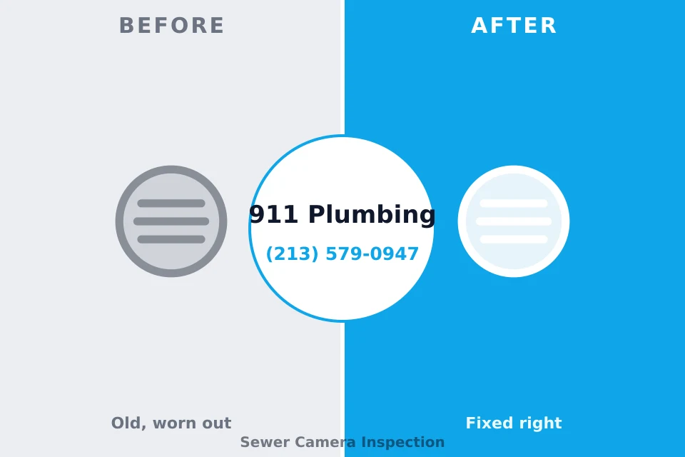 Before and after: plumbing repair Dibble, OK